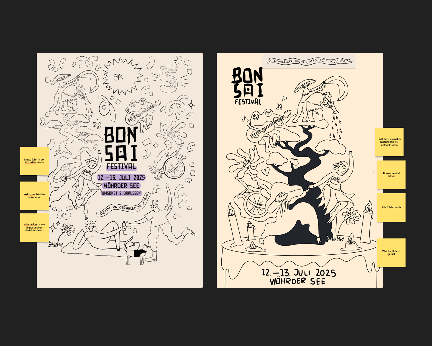 Bonsai Festival Jubiläumsdesign 2025 – Plakatdesign & Illustration